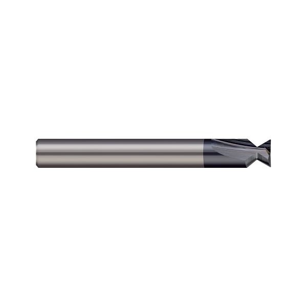 0.1180 in. 3 mm Cutter dia x 60 Degree included Carbide Dovetail Cutter, 2 Flutes, AlTiN Coated